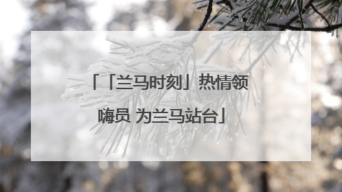 「兰马时刻」热情领嗨员 为兰马站台