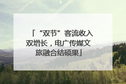 “双节”客流收入双增长，电广传媒文旅融合结硕果