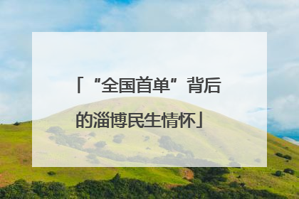 “全国首单”背后的淄博民生情怀