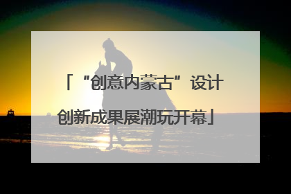“创意内蒙古”设计创新成果展潮玩开幕