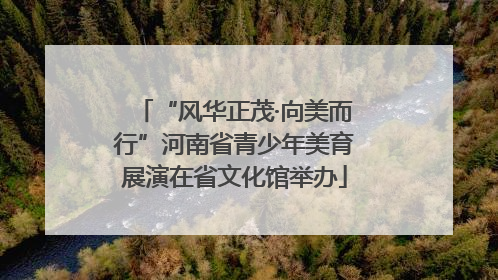 “风华正茂·向美而行”河南省青少年美育展演在省文化馆举办