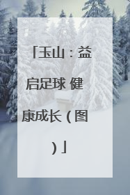玉山：益启足球 健康成长（图）