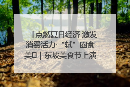 点燃夏日经济 激发消费活力·“轼”圈食美⑪｜东坡美食节上演“文化满汉全席”