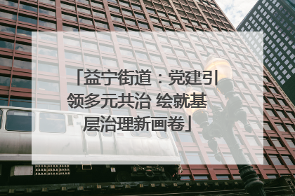 益宁街道：党建引领多元共治 绘就基层治理新画卷