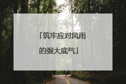 筑牢应对风雨的强大底气