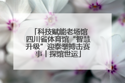 科技赋能老场馆 四川省体育馆“智慧升级”迎泰拳搏击赛事丨探馆世运