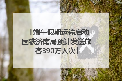 端午假期运输启动 国铁济南局预计发送旅客390万人次