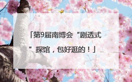 第9届南博会“剧透式”探馆，包好逛的！