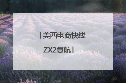 美西电商快线ZX2复航