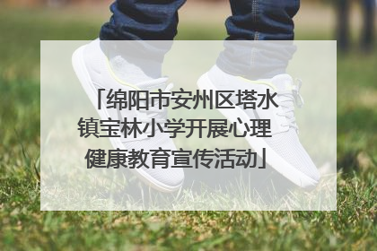 绵阳市安州区塔水镇宝林小学开展心理健康教育宣传活动