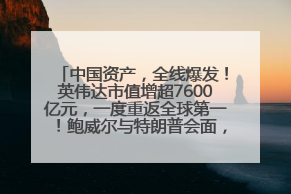 中国资产，全线爆发！英伟达市值增超7600亿元，一度重返全球第一！鲍威尔与特朗普会面，他们聊了什么？