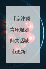 京津冀青年规划师共话城市更新