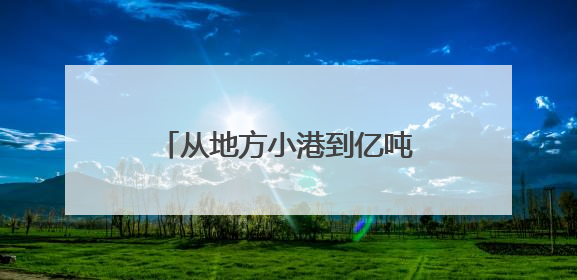 从地方小港到亿吨大港的跨越发展