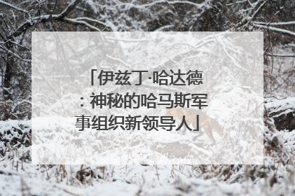 伊兹丁·哈达德：神秘的哈马斯军事组织新领导人