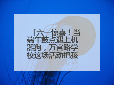 六一惊喜！当端午鼓点遇上机器狗，万官路学校这场活动把孩子们看呆啦→