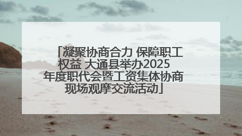 凝聚协商合力 保障职工权益 大通县举办2025年度职代会暨工资集体协商现场观摩交流活动
