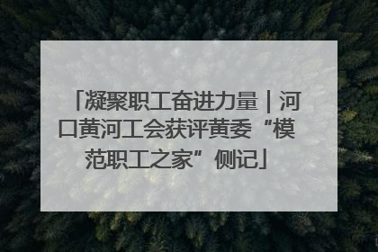 凝聚职工奋进力量｜河口黄河工会获评黄委“模范职工之家”侧记