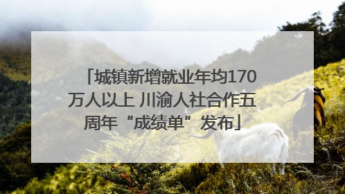城镇新增就业年均170万人以上 川渝人社合作五周年“成绩单”发布