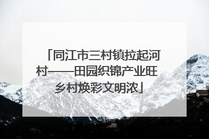 同江市三村镇拉起河村——田园织锦产业旺 乡村焕彩文明浓