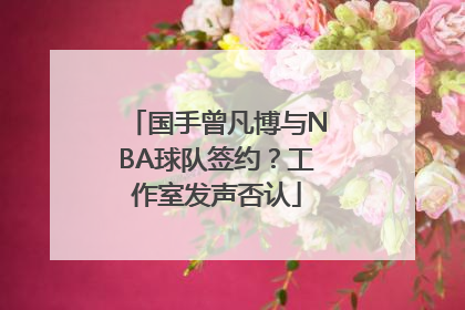 国手曾凡博与NBA球队签约？工作室发声否认