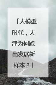大模型时代，天津为何跑出发展新样本？