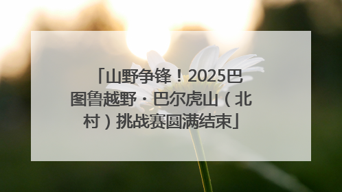 山野争锋！2025巴图鲁越野・巴尔虎山（北村）挑战赛圆满结束
