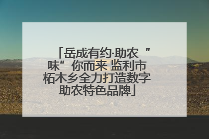 岳成有约·助农“味”你而来 监利市柘木乡全力打造数字助农特色品牌