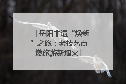 岳阳非遗“焕新”之旅：老技艺点燃旅游新烟火