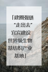 建圈强链“走出去” 宜宾建设世界级生物基纺织产业基地