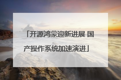 开源鸿蒙迎新进展 国产操作系统加速演进