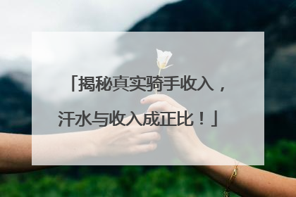 揭秘真实骑手收入，汗水与收入成正比！