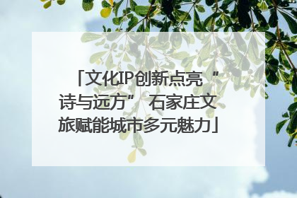 文化IP创新点亮“诗与远方” 石家庄文旅赋能城市多元魅力