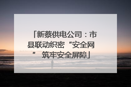 新蔡供电公司：市县联动织密“安全网” 筑牢安全屏障
