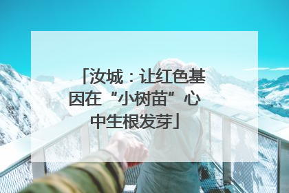 汝城：让红色基因在“小树苗”心中生根发芽