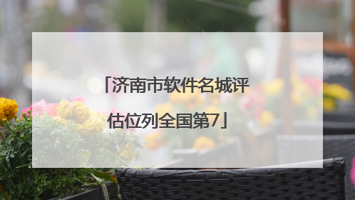济南市软件名城评估位列全国第7