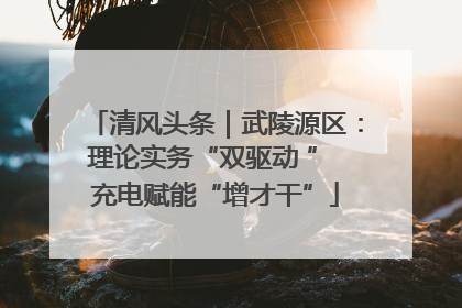 清风头条｜武陵源区：理论实务“双驱动 ” 充电赋能“增才干”