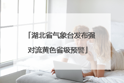 湖北省气象台发布强对流黄色省级预警