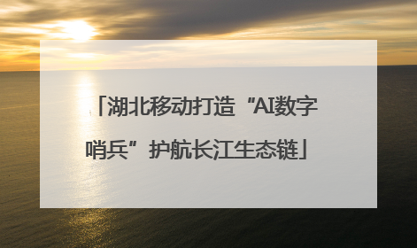 湖北移动打造“AI数字哨兵”护航长江生态链