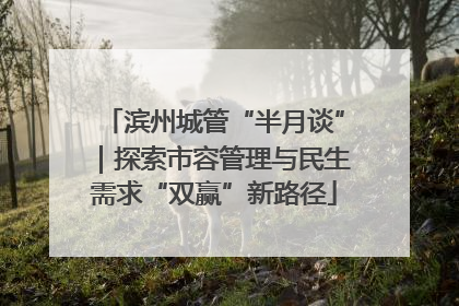 滨州城管“半月谈”｜探索市容管理与民生需求“双赢”新路径