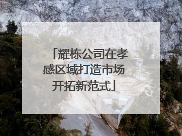 耀栋公司在孝感区域打造市场开拓新范式