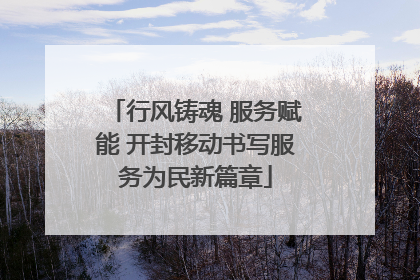 行风铸魂 服务赋能 开封移动书写服务为民新篇章
