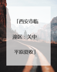 西安市临潼区：关中平原夏收