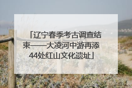 辽宁春季考古调查结束——大凌河中游再添44处红山文化遗址