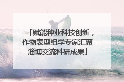 赋能种业科技创新，作物表型组学专家汇聚淄博交流科研成果