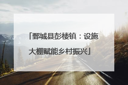 鄄城县彭楼镇：设施大棚赋能乡村振兴