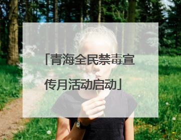 青海全民禁毒宣传月活动启动