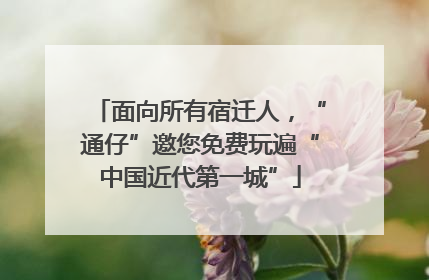 面向所有宿迁人，“通仔”邀您免费玩遍“中国近代第一城”