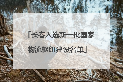 长春入选新一批国家物流枢纽建设名单