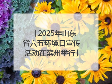 2025年山东省六五环境日宣传活动在滨州举行