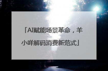 AI赋能场景革命，羊小咩解码消费新范式